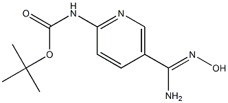 6-(Boc-amino)nicotinamidoxime, 97% Struktur
