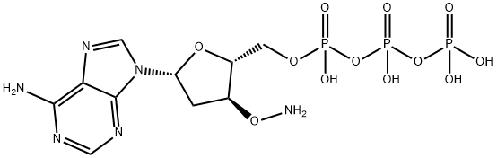 3'-O-Amino-2'-deoxyadenosine 5'-triphosphate Struktur