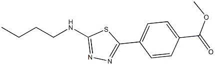 1220708-68-8 methyl 4-(5-(butylamino)-1,3,4-thiadiazol-2-yl)benzoate