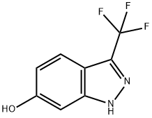 3-(trifluoromethyl)-1H-indazol-6-ol 化学構造式