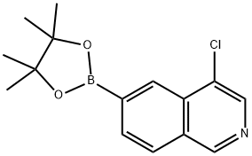 4-chloro-6-(4,4,5,5-tetramethyl-1,3,2-dioxaborolan-2-yl)isoquinoline|