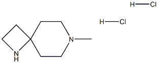 7-methyl-1,7-diazaspiro[3.5]nonane dihydrochloride Struktur