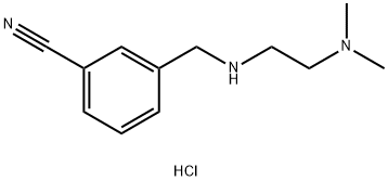 3-({[2-(dimethylamino)ethyl]amino}methyl)benzonitrile dihydrochloride Structure