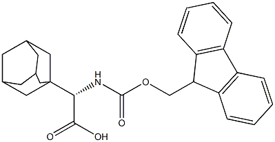 (2S)-2-(adamantan-1-yl)-2-({[(9H-fluoren-9-yl)methoxy]carbonyl}amino)acetic acid Structure