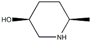 (3S,6R)-6-methylpiperidin-3-ol Structure