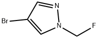 4-bromo-1-(fluoromethyl)-1H-Pyrazole 结构式