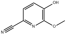 5-Hydroxy-6-Methoxypicolinonitrile Struktur