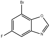 7-Bromo-5-fluoro-1,3-benzoxazole Structure