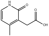 3-Pyridineacetic acid, 1,2-dihydro-4-methyl-2-oxo- Structure