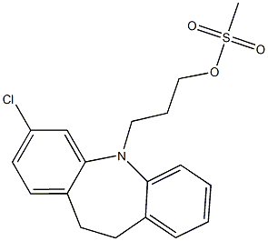 3-CHLORO-5-(3-METHYLSULFONYLOXYPROPYL)-10,11-DIHYDRO-5H-DIBEN[B,F]AZEPINE|