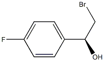 (S)-2-溴-1-(4-氟苯基)乙醇 结构式