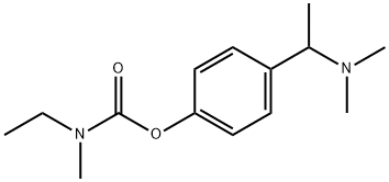 4-(1-(dimethylamino)ethyl)phenyl ethyl(methyl)carbamate 2,3- dihydroxysuccinate Struktur