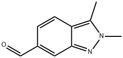 2,3-DIMETHYL-2H-INDAZOLE-6-CARBALDEHYDE,1234615-85-0,结构式