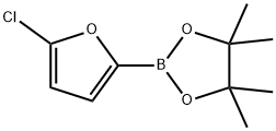 2-(5-氯呋喃-2-基)-4,4,5,5-四甲基-1,3,2-二氧硼杂环戊烷, 1234710-34-9, 结构式