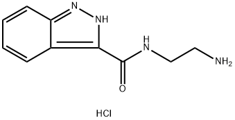 N-(2-aminoethyl)-2H-indazole-3-carboxamide hydrochloride Structure