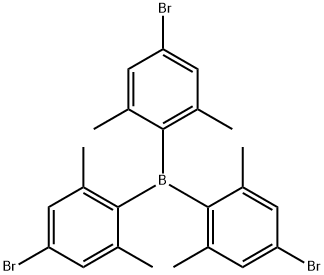 Borane, tris(4-bromo-2,6-dimethylphenyl)-,1239448-99-7,结构式