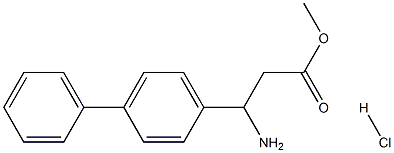 METHYL 3-AMINO-3-(4-PHENYLPHENYL)PROPANOATE HCl|METHYL 3-AMINO-3-(4-PHENYLPHENYL)PROPANOATE HCl