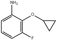 2-cyclopropoxy-3-fluoroaniline Structure