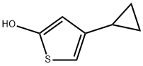 2-Hydroxy-4-(cyclopropyl)thiophene Structure