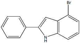 4-溴-2-苯基-1H-吲哚, 1244651-87-3, 结构式