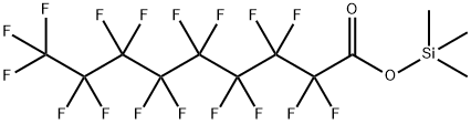 Trimethylsilyl perfluorononanoate Struktur