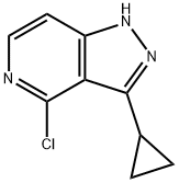 4-chloro-3-cyclopropyl-1H-pyrazolo[4,3-c]pyridine Structure