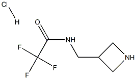 N-[(azetidin-3-yl)methyl]-2,2,2-trifluoroacetamide hydrochloride 结构式