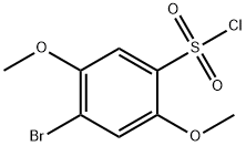 4-bromo-2,5-dimethoxybenzene-1-sulfonyl chloride Struktur