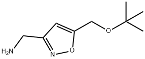 {5-[(叔-丁氧基)甲基]-1,2-噁唑-3-基}甲胺, 1247482-72-9, 结构式