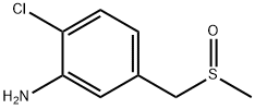 2-chloro-5-(methanesulfinylmethyl)aniline Structure