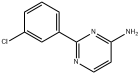 4-Amino-2-(3-chlorophenyl)pyrimidine,1247655-24-8,结构式