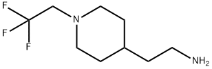 2-[1-(2,2,2-trifluoroethyl)piperidin-4-yl]ethan-1-amine Struktur