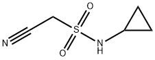 1-cyano-N-cyclopropylmethanesulfonamide Structure