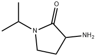3-氨基-1-异丙基吡咯烷-2-酮 结构式