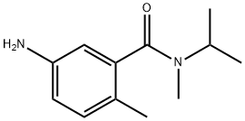 5-氨基-N,2-二甲基-N-(丙烷-2-基)苯甲酰胺, 1250353-98-0, 结构式