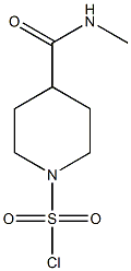 4-(甲基氨基甲酰基)哌啶-1-磺酰氯,1250714-53-4,结构式