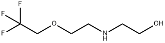 2-((2-(2,2,2-三氟乙氧基)乙基)氨基)乙醇 结构式