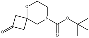 2-氧代-5-氧代-8-氮杂螺环[3.5]壬烷-8-羧酸叔丁酯 结构式