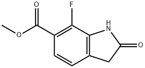 Methyl 7-fluoro-2-oxoindoline-6-carboxylate Structure