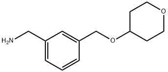 {3-[(oxan-4-yloxy)methyl]phenyl}methanamine Structure