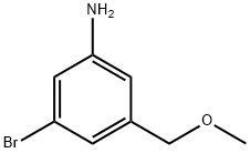 3-bromo-5-(methoxymethyl)aniline Structure