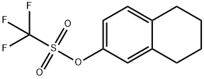 Methanesulfonic acid, 1,1,1-trifluoro-, 5,6,7,8-tetrahydro-2-naphthalenyl ester 化学構造式