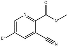 2-Pyridinecarboxylic acid, 5-bromo-3-cyano-, methyl ester|5-溴-3-氰基吡啶-2-甲酸甲酯