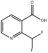 2-(Difluoromethyl)pyridine-3-carboxylic acid Struktur