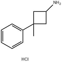 3-methyl-3-phenylcyclobutan-1-amine hydrochloride|3-甲基-3-苯基环丁烷-1-胺 盐酸盐