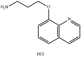 8-(3-aminopropoxy)quinoline dihydrochloride Structure