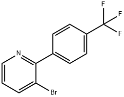 3-Bromo-2-(4-trifluoromethylphenyl)pyridine Structure