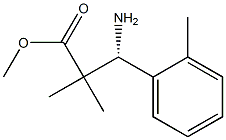 METHYL (3R)-3-AMINO-2,2-DIMETHYL-3-(2-METHYLPHENYL)PROPANOATE Structure