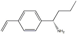 (1S)-1-(4-VINYLPHENYL)BUTYLAMINE 结构式