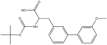 Boc-3-(3-methoxyphenyl)-DL-phenylalanine Structure